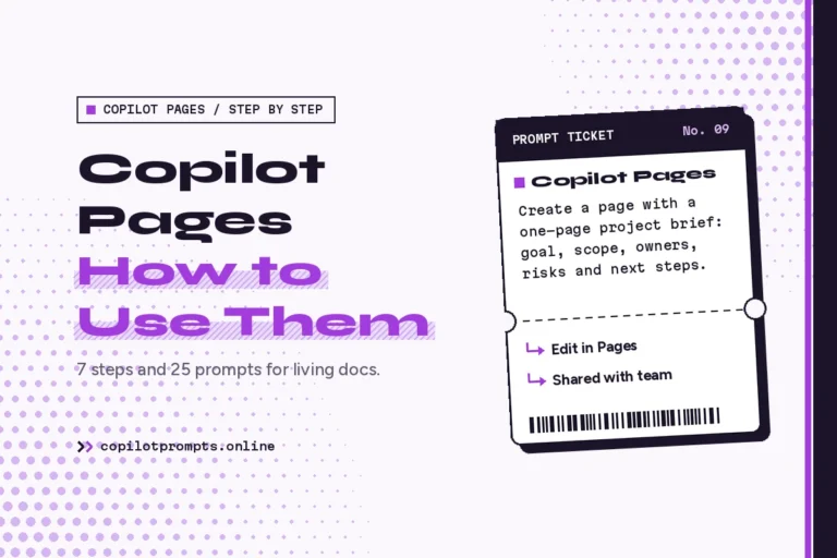 Copilot pages how to use featured image