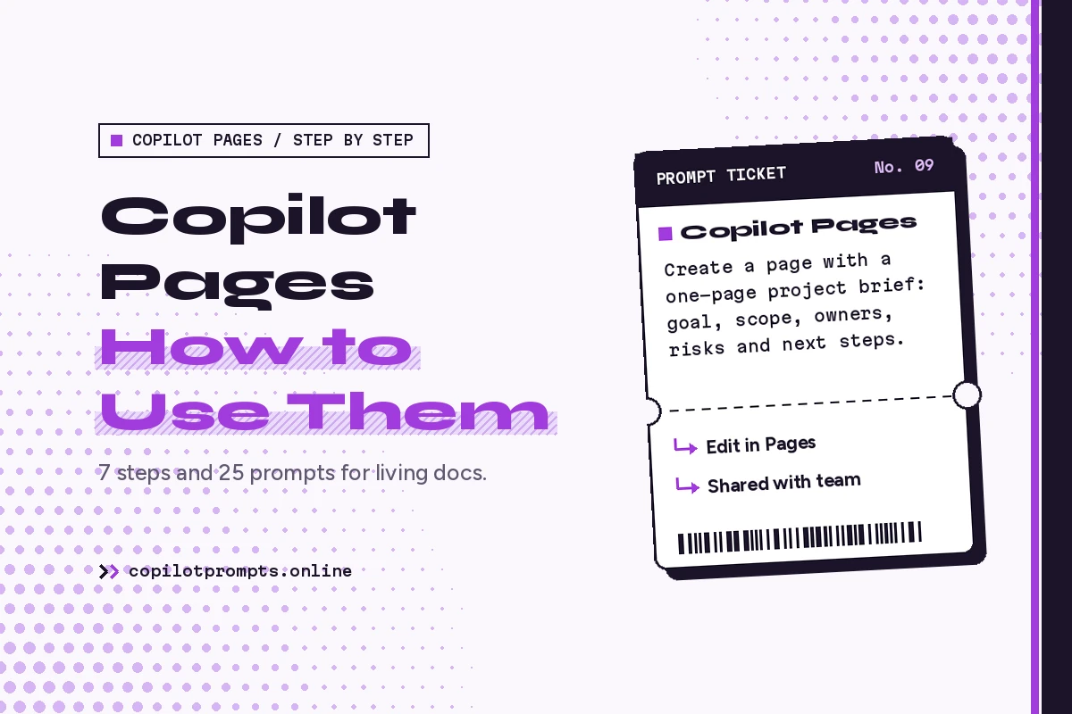Copilot pages how to use featured image