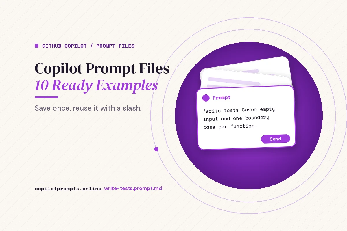 Copilot prompt files featured image