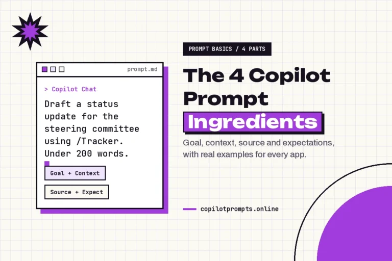 Copilot prompt ingredients featured image