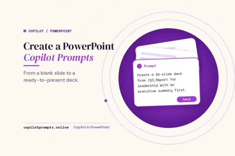 Copilot prompt to create powerpoint presentation featured image