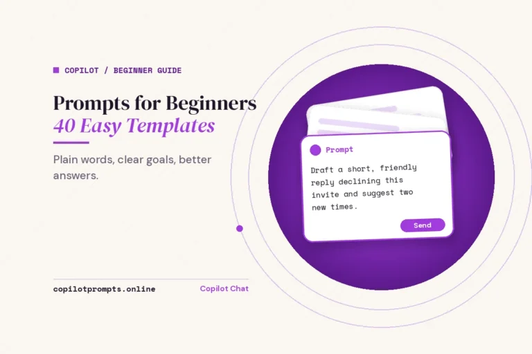 Copilot prompts for beginners featured image