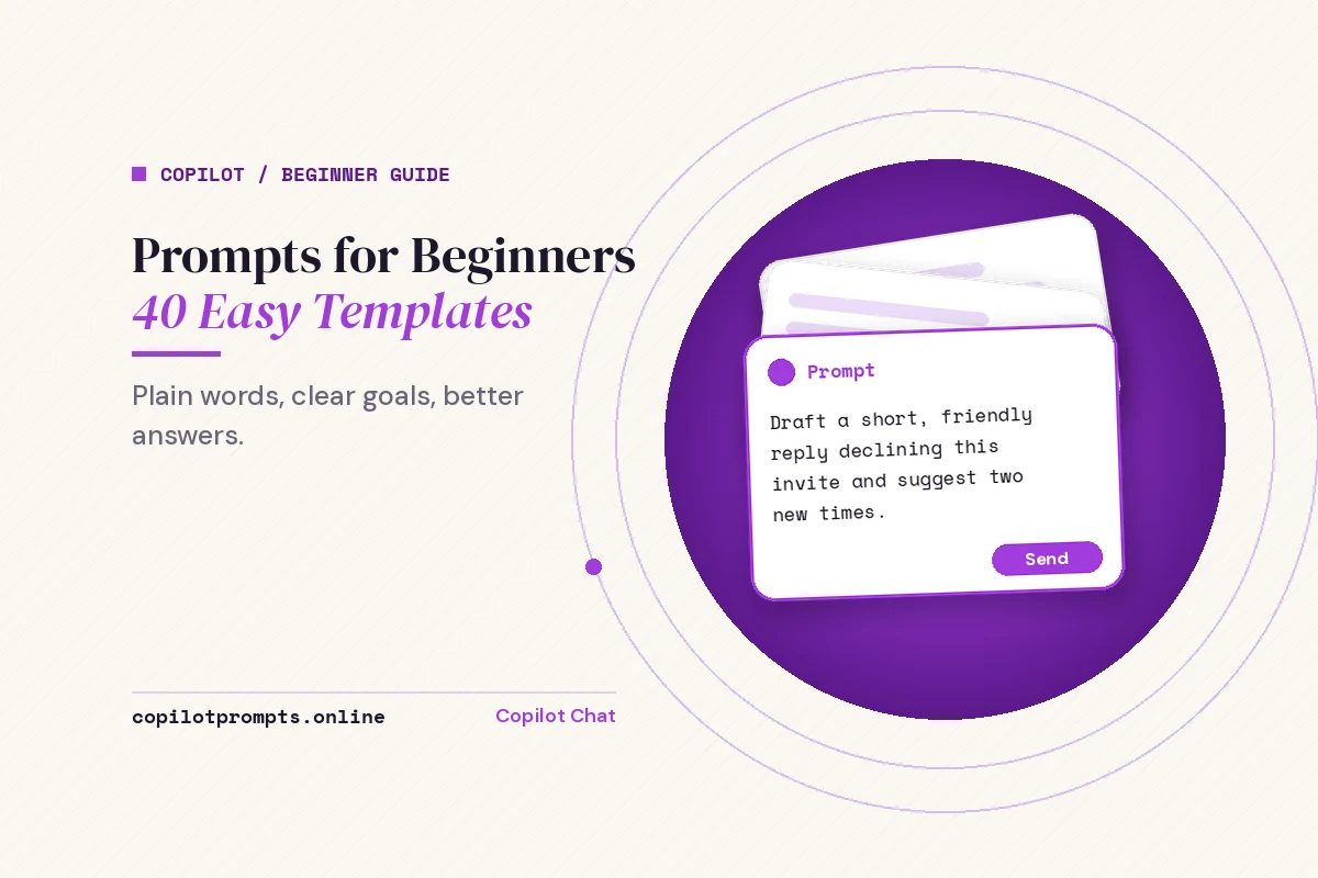 Copilot prompts for beginners featured image