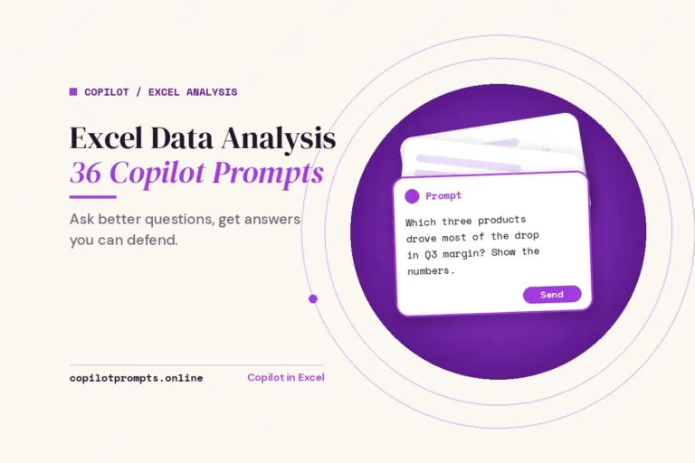 Copilot prompts for excel data analysis featured image
