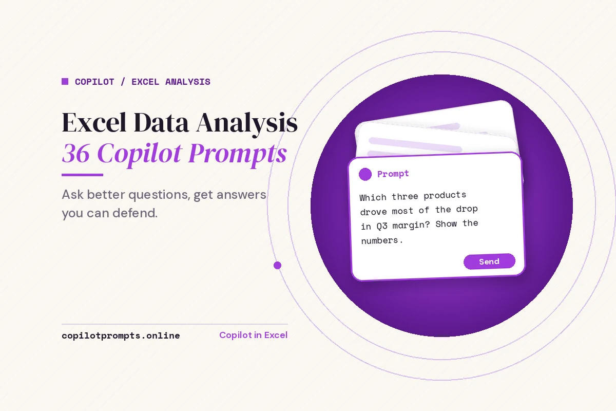 Copilot prompts for excel data analysis featured image
