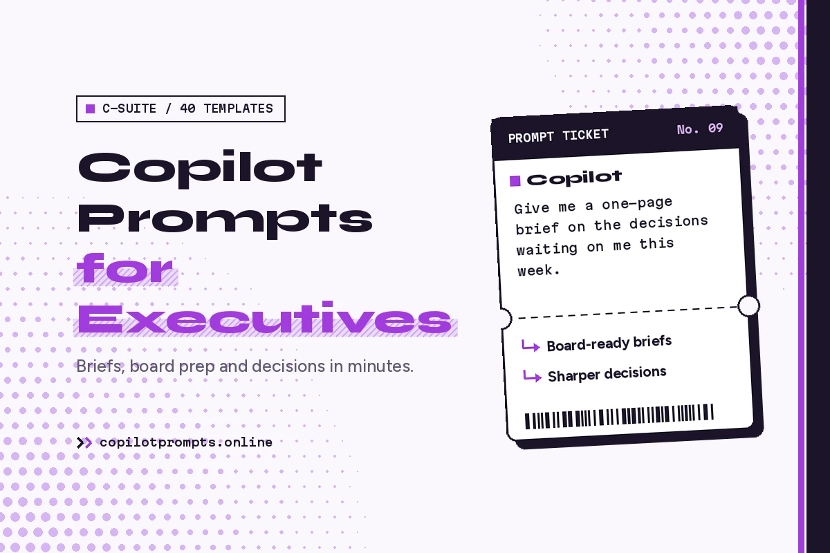 Copilot prompts for executives featured image