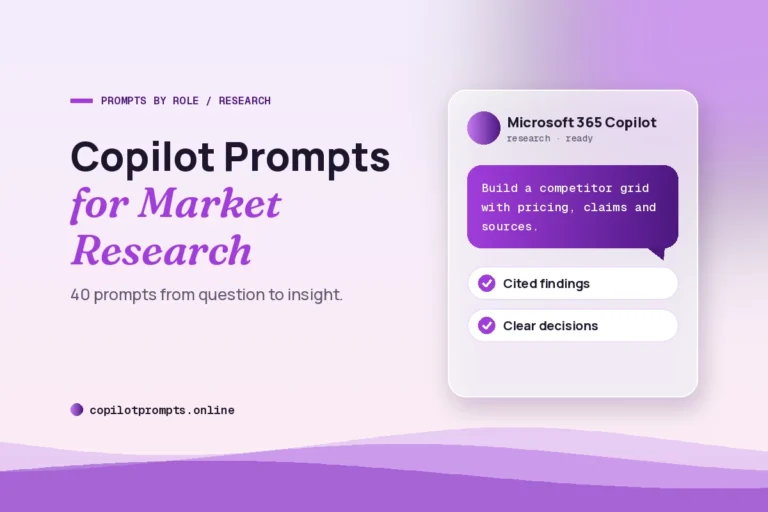 Copilot prompts for market research featured image