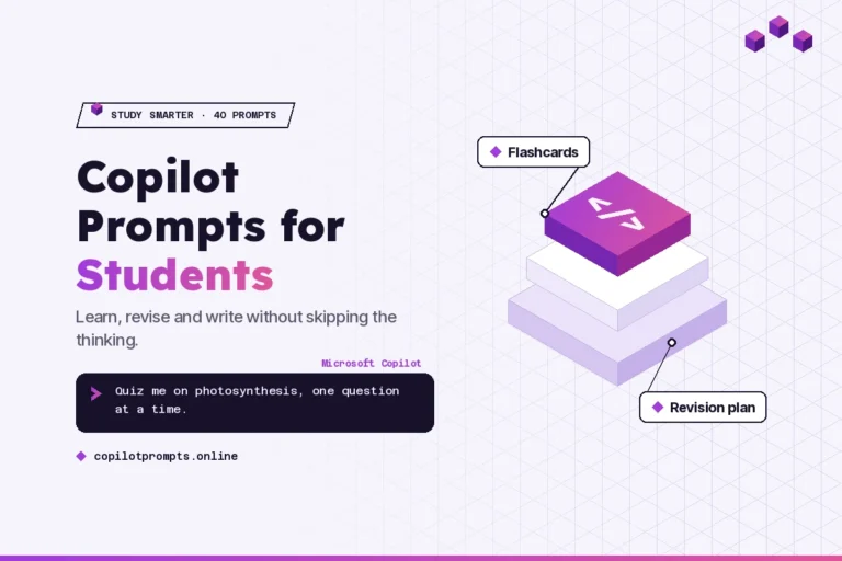 Copilot prompts for students featured image